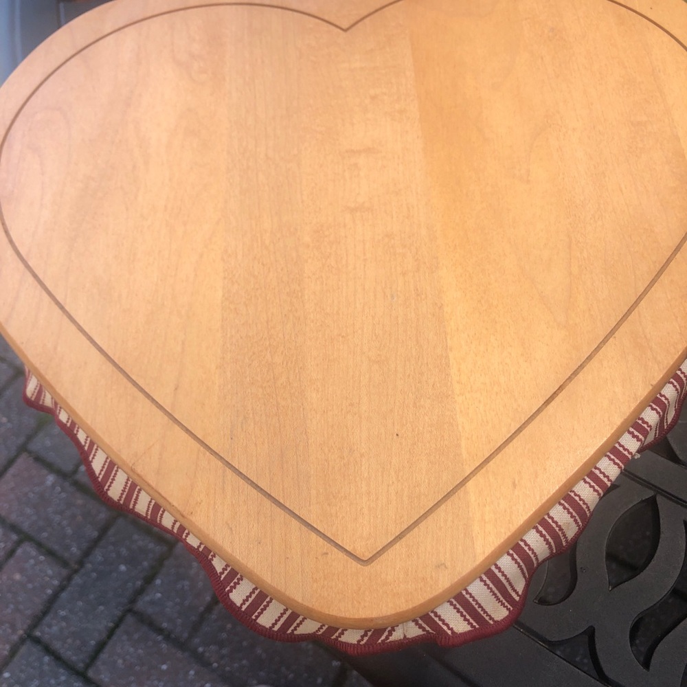 Longaberger heart shaped basket